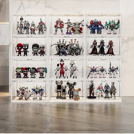 フィギュアケース 大型透明積み重ね式フィギュアケース