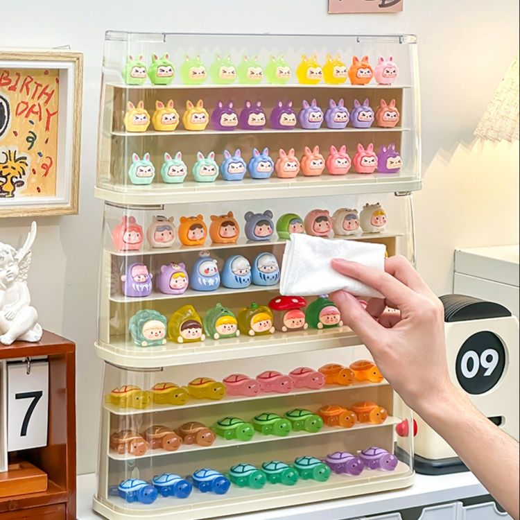 フィギュアケース 多段式ミニフィギュア展示棚
