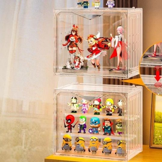 フィギュアケース 積み重ね式透明コレクションタワー