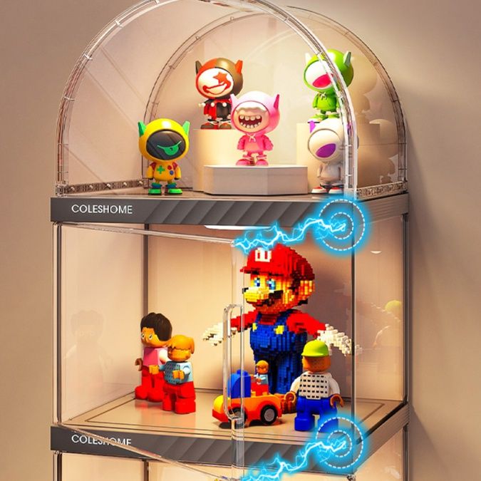 フィギュアケース 多段式ドーム型コレクションタワー