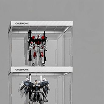 フィギュアケース 大角度開閉式 磁気ドア 防塵フィギュアケース