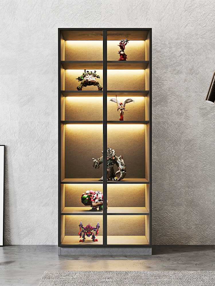 フィギュアケース 大型 照明付きフィギュアコレクションケース