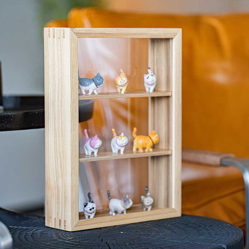 フィギュアケース 小型 コレクションの雅 ミニフィギュア飾り棚