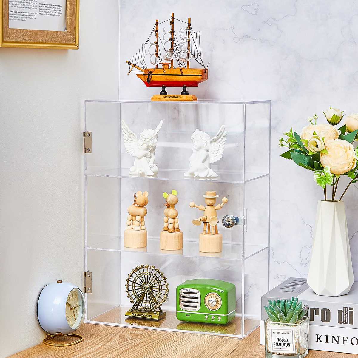 フィギュアケース 小型 多層式コレクション展示ケース