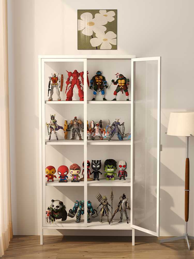 フィギュアケース 大型 コレクションを美しく飾る 大型ガラスコレクションケース