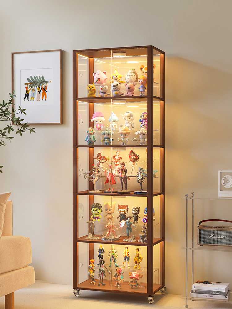 フィギュアケース 大型 高透明アクリル五段コレクションケース