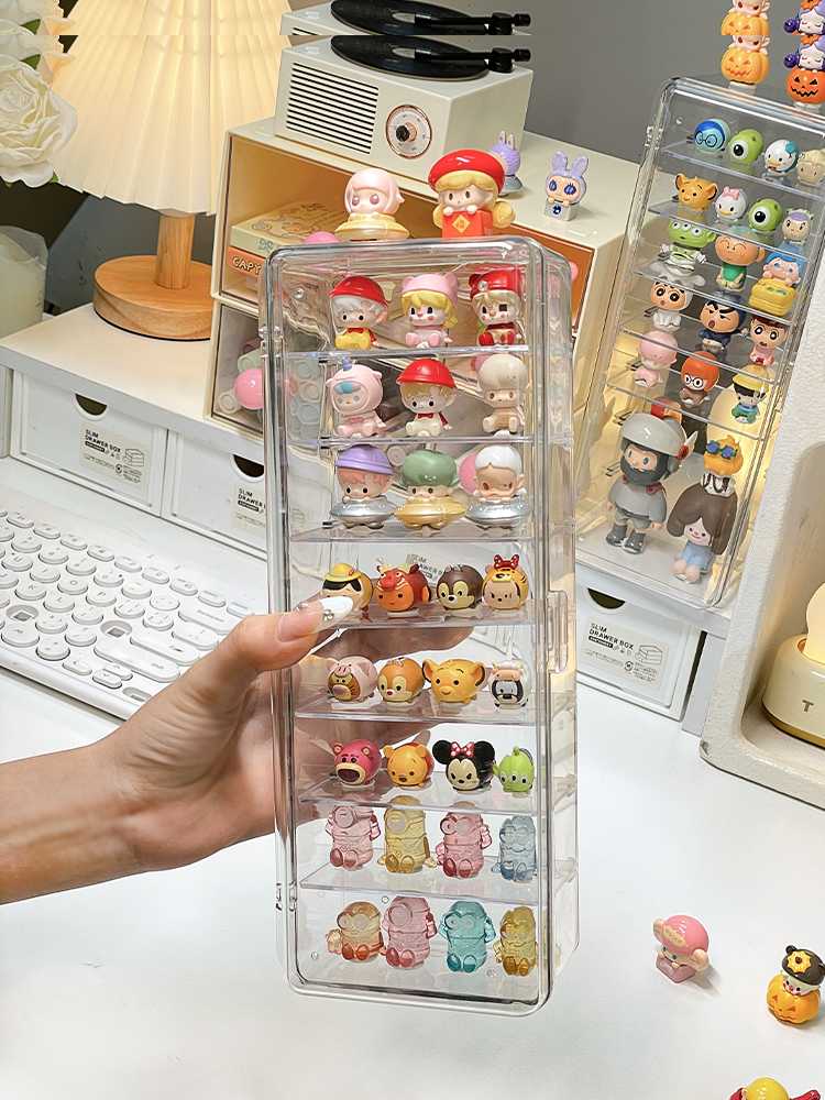フィギュアケース 小型 透明積層式フィギュア収納ケース