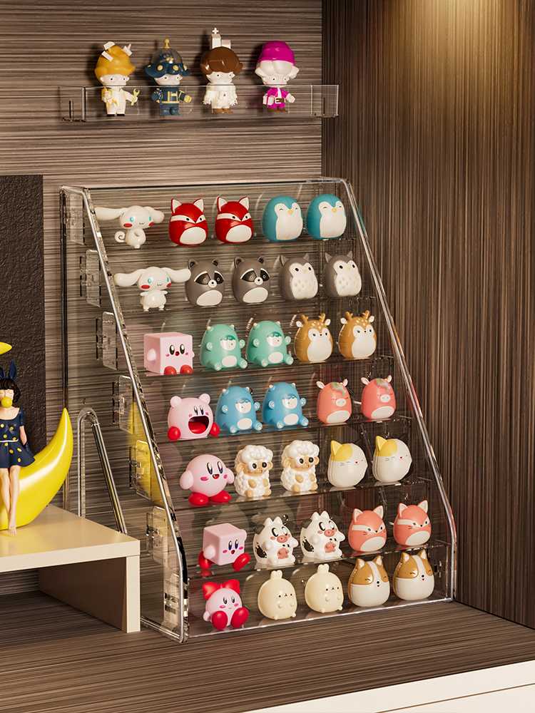 フィギュアケース 小型 階段型フィギュア収納ケース