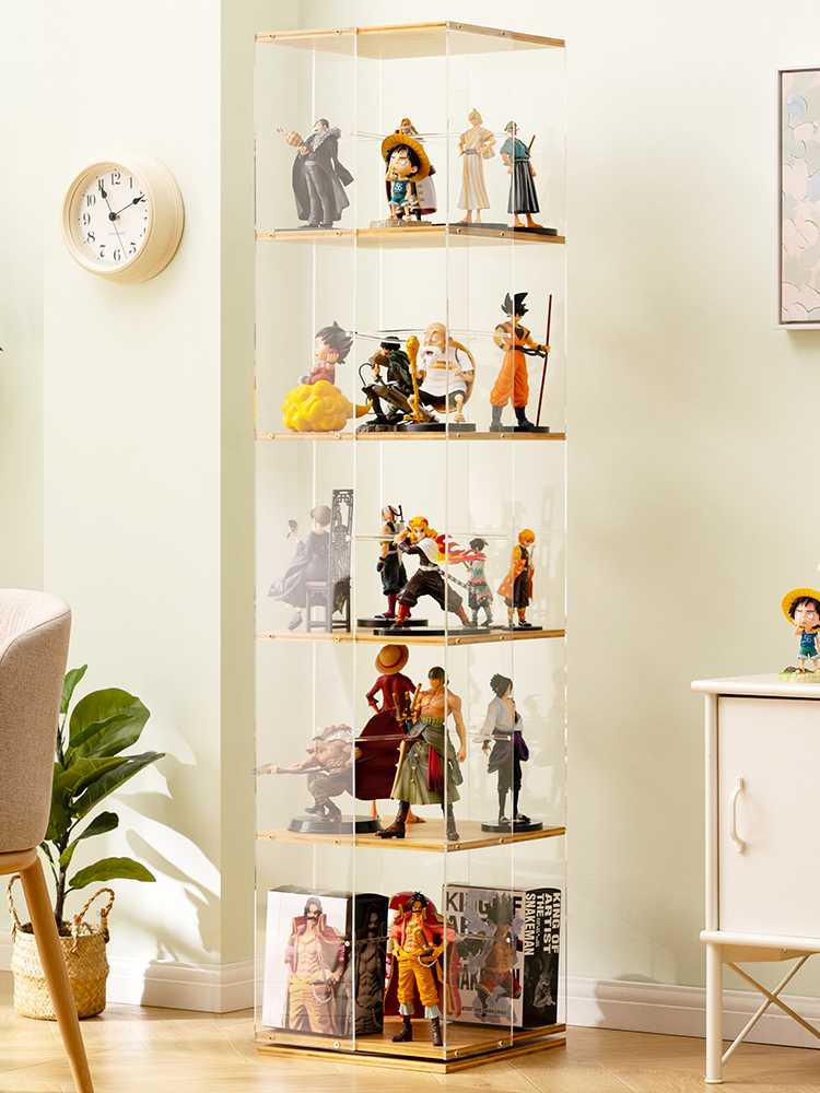 フィギュアケース 大型 五段重ね透明コレクションタワー