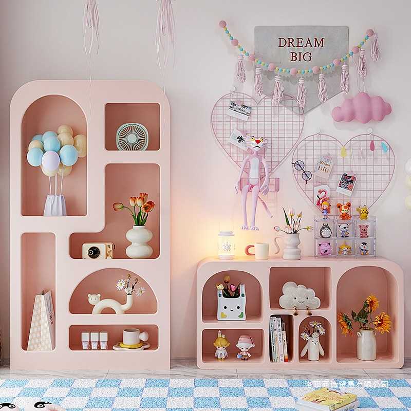 フィギュアケース 大型 モダン曲線デザイン大容量ケース