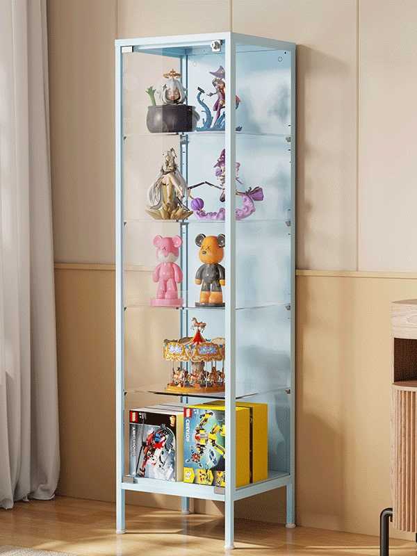 フィギュアケース 多段ガラス扉コレクションケース
