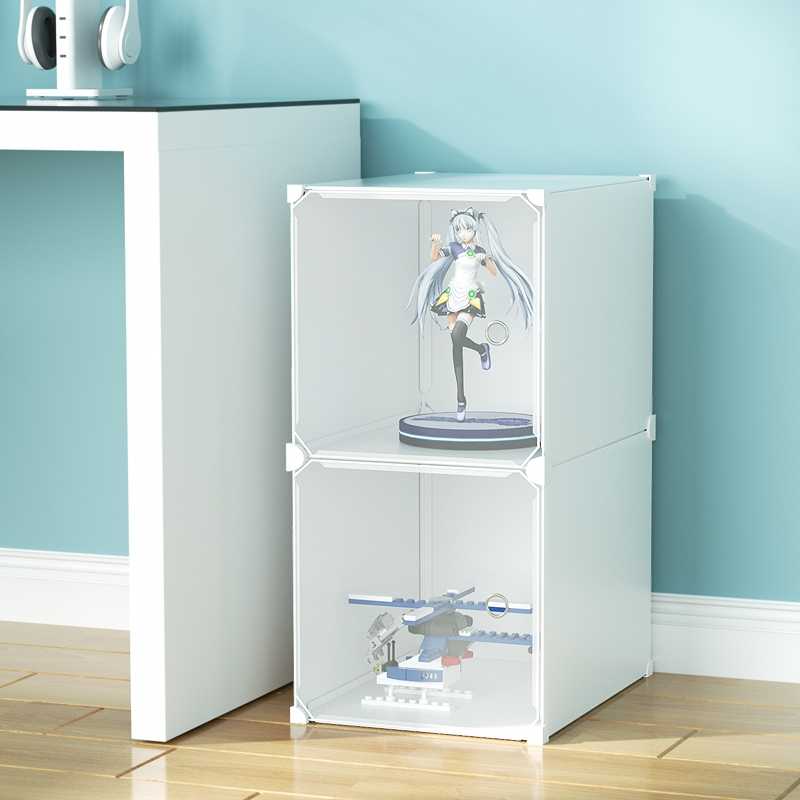 フィギュアケース 積み重ね可能な小型フィギュアケース