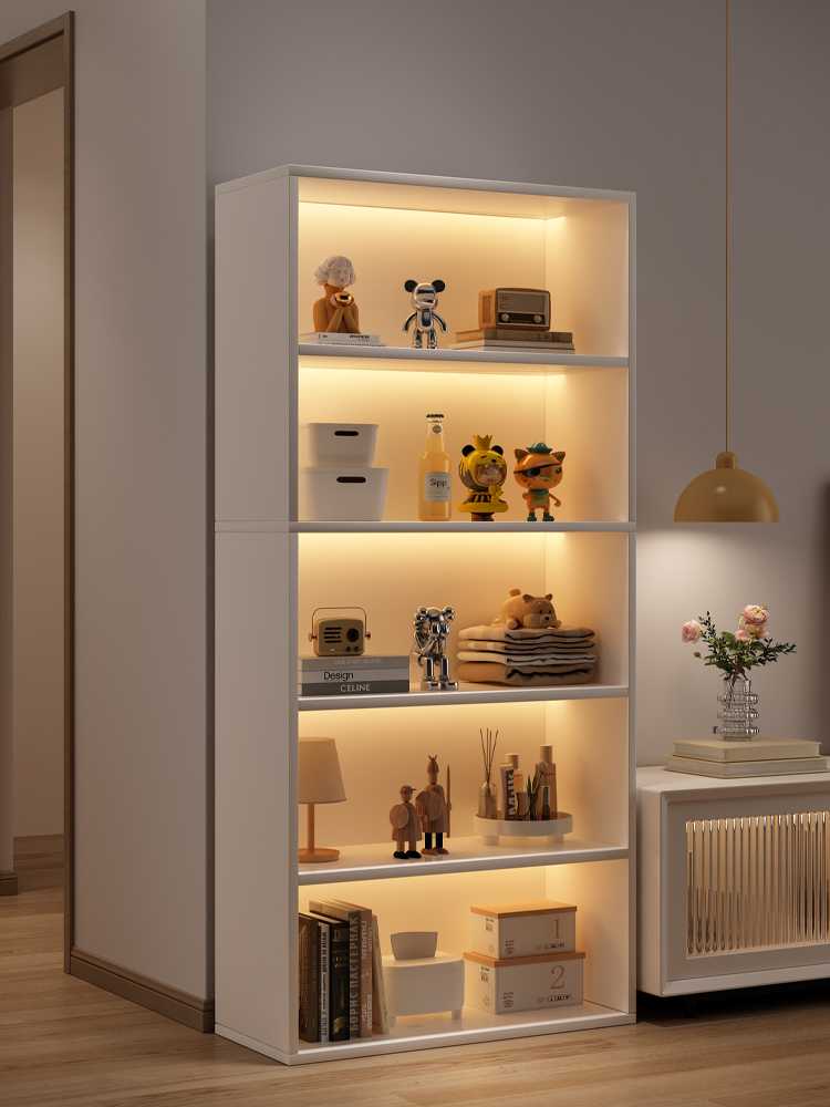 フィギュアケース 照明付き縦長コレクションケース