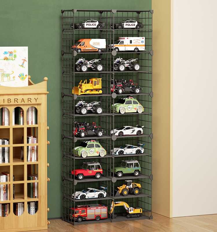 フィギュアケース 車両コレクション用ウォールラック