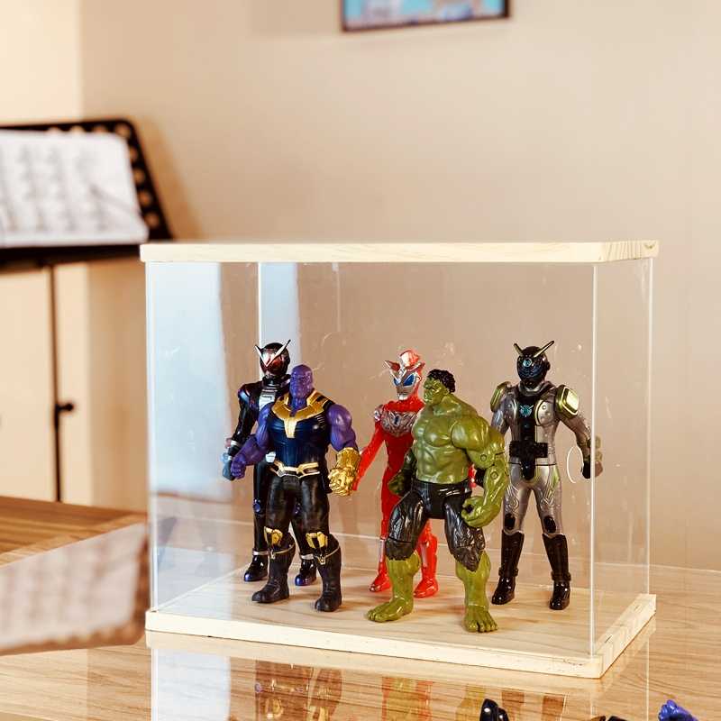 フィギュアケース 木枠付き透明コレクションケース