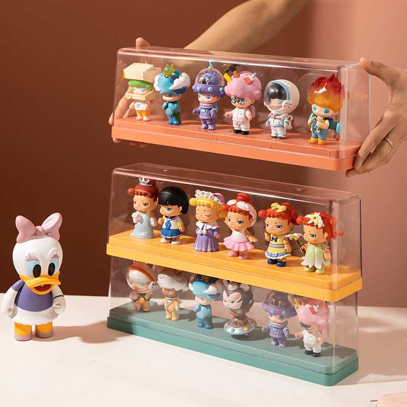 フィギュアケース 三段重ねミニフィギュアショーケース