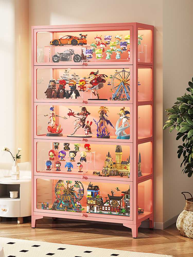 フィギュアケース 五段大容量コレクション棚