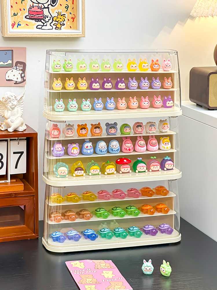 フィギュアケース 多段式ミニフィギュア展示棚