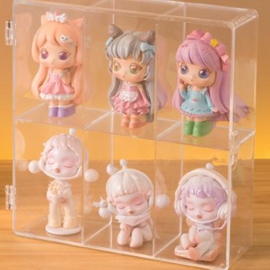 フィギュアケース 小型 透明アクリル小型多段収納ボックス