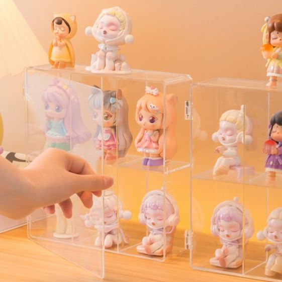 フィギュアケース 小型 透明アクリル小型多段収納ボックス