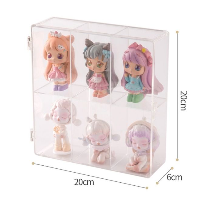 フィギュアケース 小型 透明アクリル小型多段収納ボックス