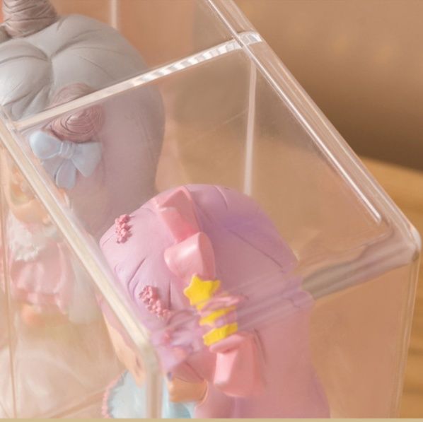 フィギュアケース 小型 透明アクリル小型多段収納ボックス