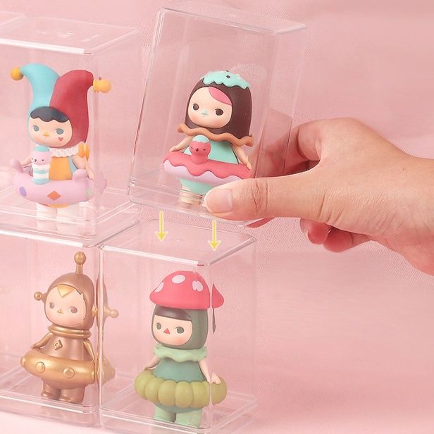 フィギュアケース 小型 透明アクリル製小型フィギュア展示収納ケース