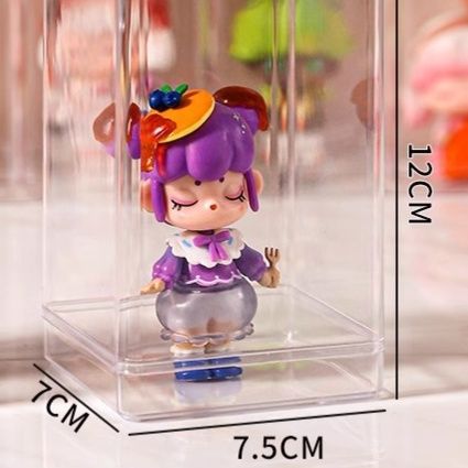 フィギュアケース 小型 透明アクリル製小型フィギュア展示ボックス