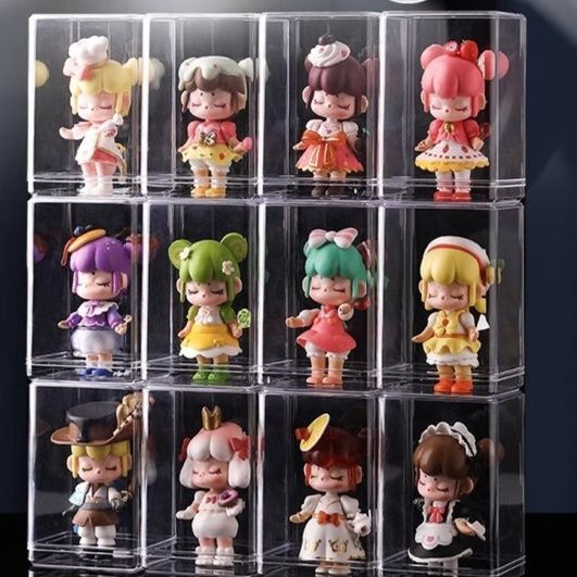 フィギュアケース 小型 透明アクリル製小型フィギュア展示ボックス