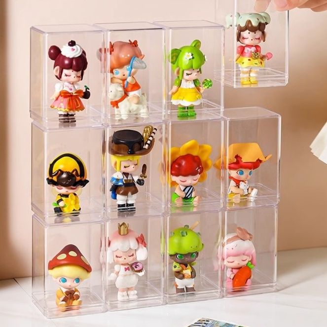 フィギュアケース 小型 透明アクリル製小型フィギュア展示ボックス