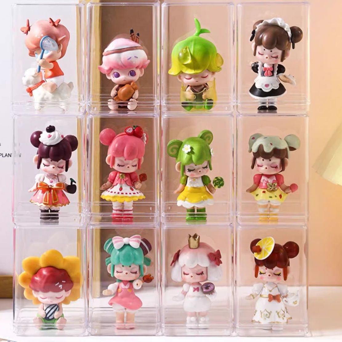 フィギュアケース 小型 透明アクリル製小型フィギュア展示ボックス