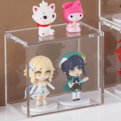 フィギュアケース 小型 透明積み重ね式展示収納ボックス