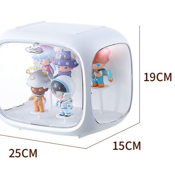 フィギュアケース 小型 積み重ね式透明展示ボックス