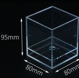 フィギュアケース 小型 透明立方体フィギュアケース