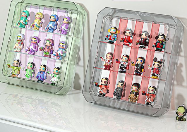 フィギュアケース 小型 透明三段式小型フィギュア展示収納ケース