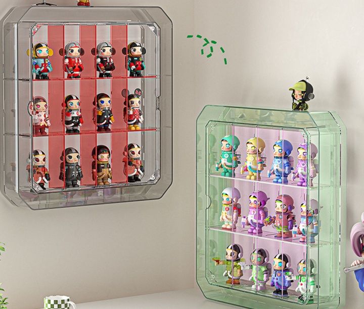 フィギュアケース 小型 透明三段式小型フィギュア展示収納ケース