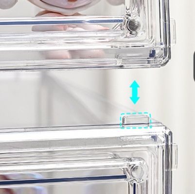 フィギュアケース 小型 透明アクリル多段収納フィギュアケース