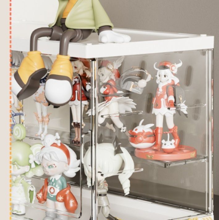 フィギュアケース 透明アクリル二段式卓上フィギュア展示ケース