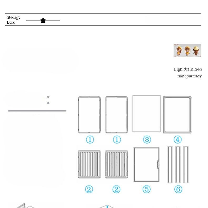フィギュアケース 小型 多段式 コレクションケース