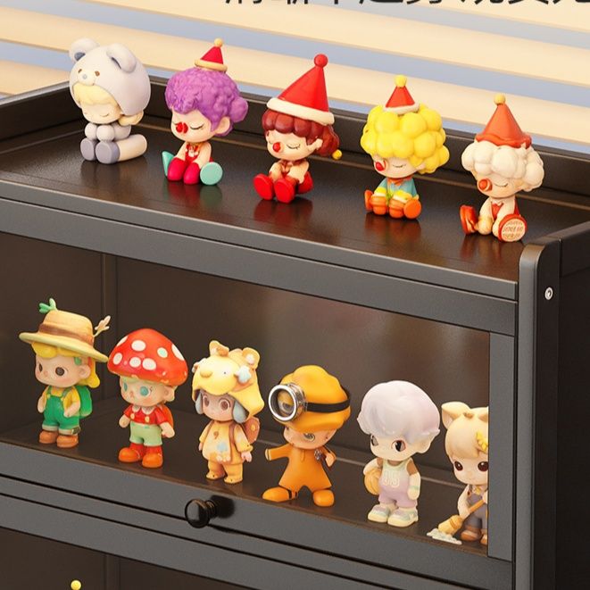 フィギュアケース 三段式卓上透明扉付き 小型