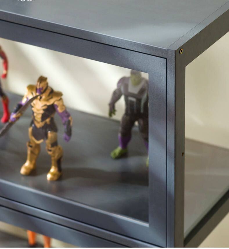 フィギュアケース 五段式照明付き大型収納棚