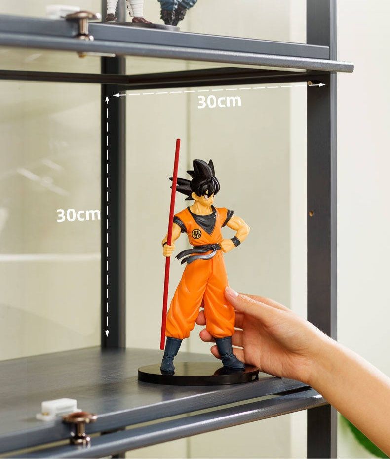 フィギュアケース 五段式照明付き大型収納棚