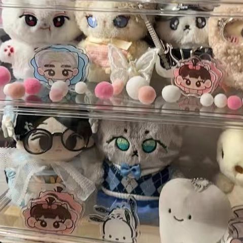 フィギュアケース 透明三段式卓上ぬいぐるみ収納ケース