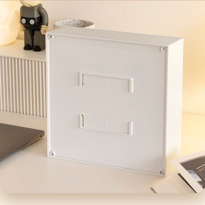 フィギュアケース小型壁掛け式二段棚ミニチュア人形収納ボックス