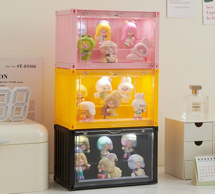 フィギュアケース小型二段式透明小型フィギュア飾り棚