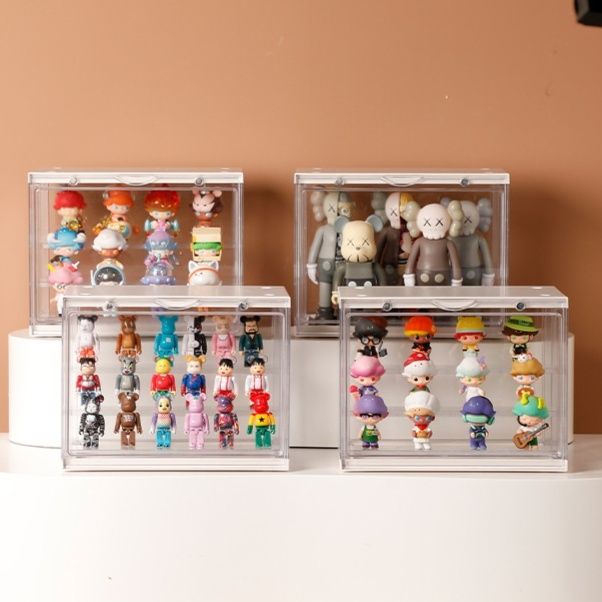 フィギュアケース 透明アクリル製小型フィギュアケース 磁石開閉式