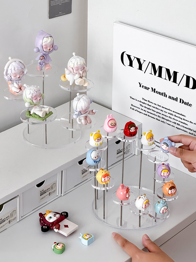 フィギュアケース 多段式ミニフィギュア展示台