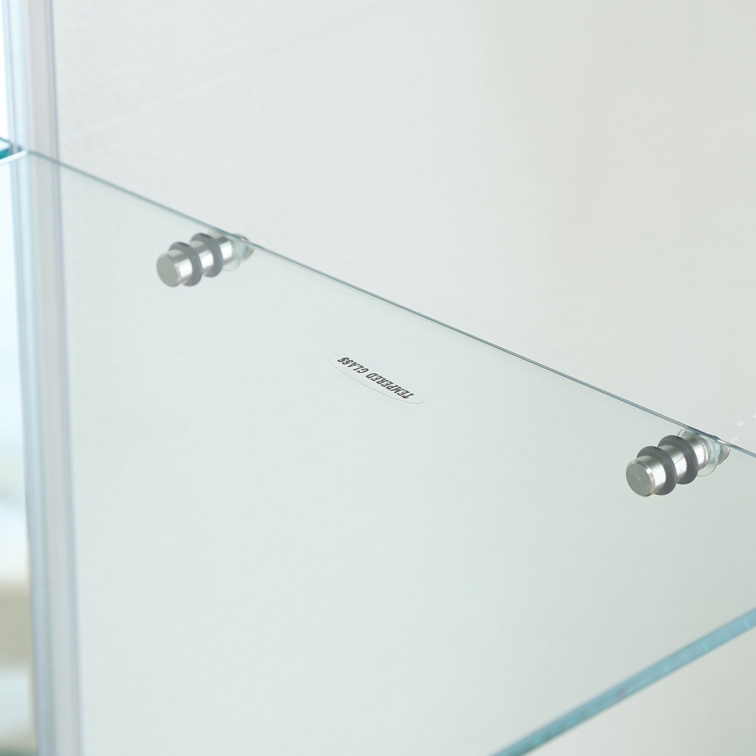 フィギュアケース 大型 ガラス製フギュアケースワイド黒