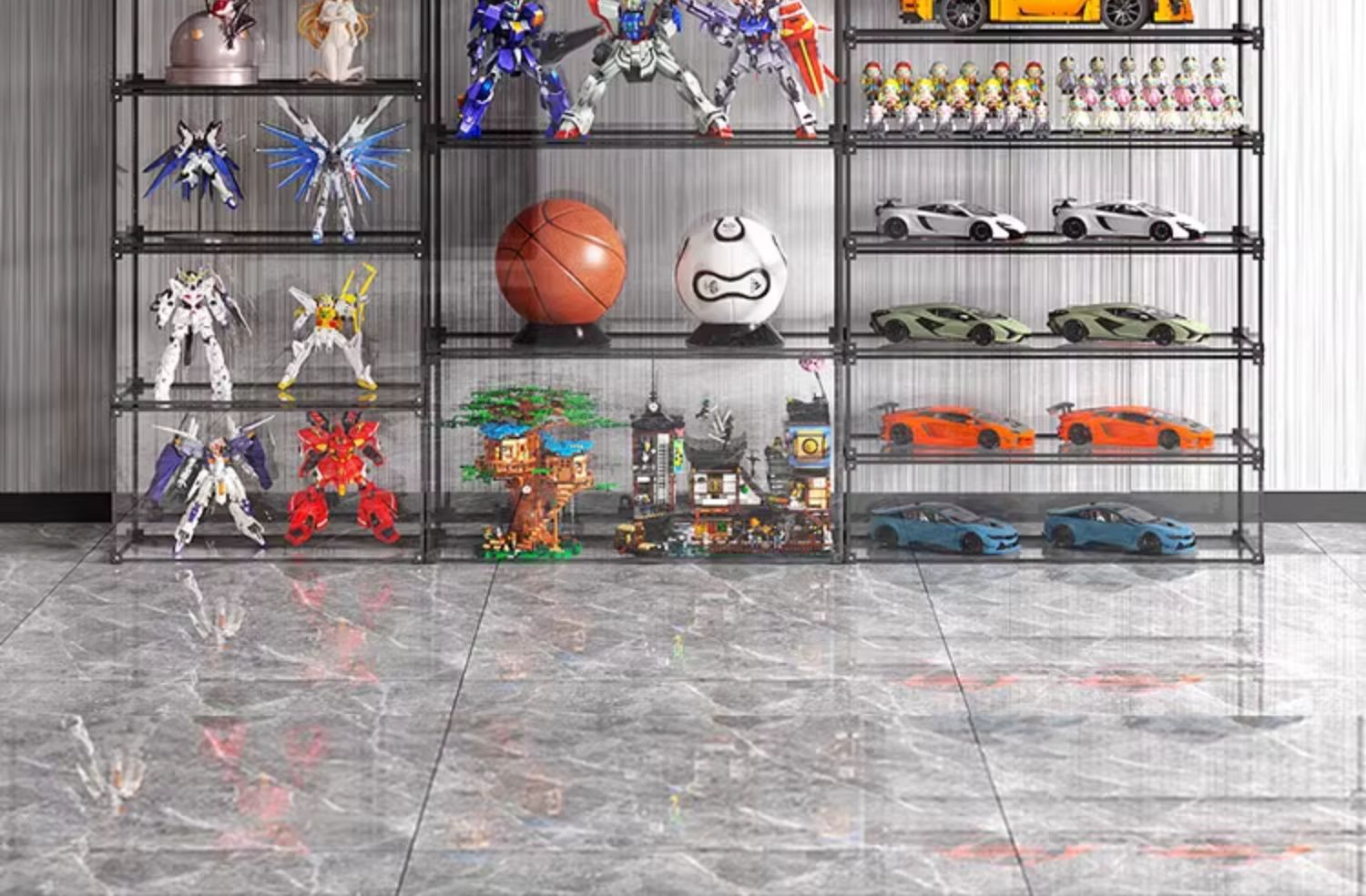 フィギュアケース 多段式コレクション陳列棚