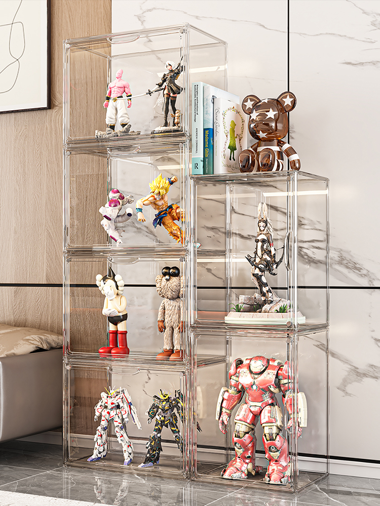 フィギュアケース 透明積み重ねコレクションケース
